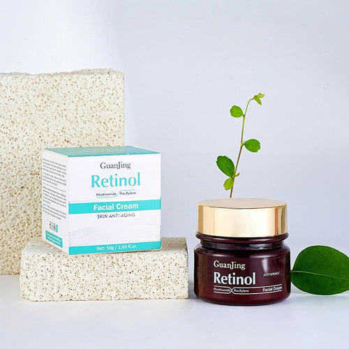 CREMA FACIAL PARA OJOS ANTIEDAD DE RETINOL GUANJING 30G