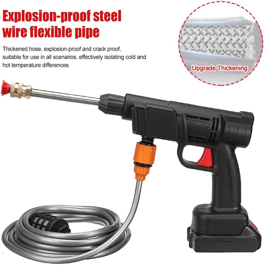 PISTOLA HIDROLAVADORA CON 2 BATERIAS 48V Y 24V