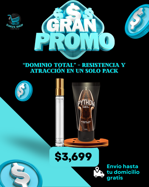 MEGA COMBO: DOMINIO TOTAL,RESISTENCIA Y ATRACCION EN UN SOLO PACK