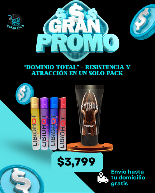 MEGA COMBO: DOMINIO TOTAL, RESISTENCIA Y ATRACCION EN UN SOLO PACK