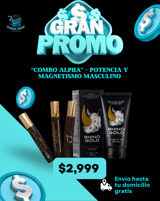 MEGA COMBO: COMO ALPHA, POTENCIA Y MAGNETISMO MASCULINO