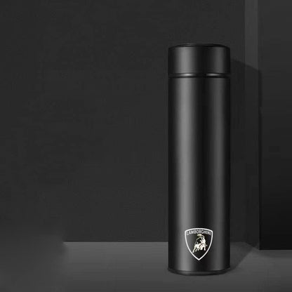 TERMO DE VIAJE, TAZA DE CAFÉ INTELIGENTE, BOTELLA DE AGUA DE ACERO INOXIDABLE INTERACTIVA TÁCTIL DE 500 ML CON PANTALLA