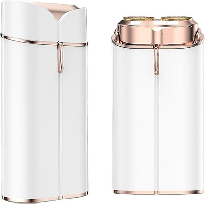 REMOVEDOR DE VELLO FACIAL PARA MUJERES, MAQUINILLA DE AFEITAR ELÉCTRICA SIN DOLOR CON LUZ LED, DISPOSITIVO DE DEPILACIÓN