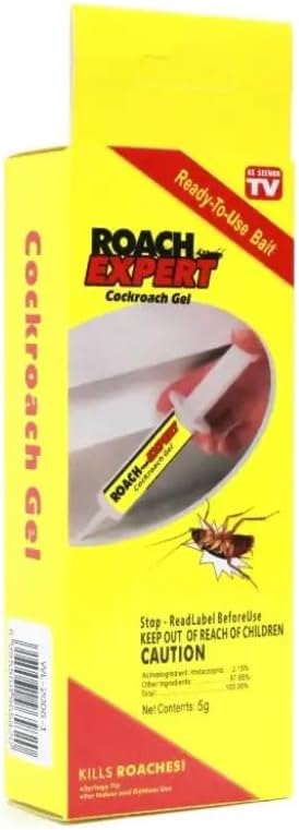 ROACH EXPERT GEL ELIMINADOR DE CUCARACHAS 5 GRAMOS