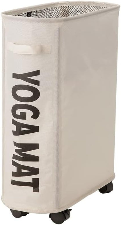 HAMPER CESTA DE ROPA SUCIA GRIS CON RUEDAS