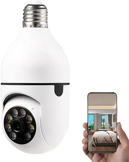 Camara Ip Wifi 360 Tipo Bombillo Panorama