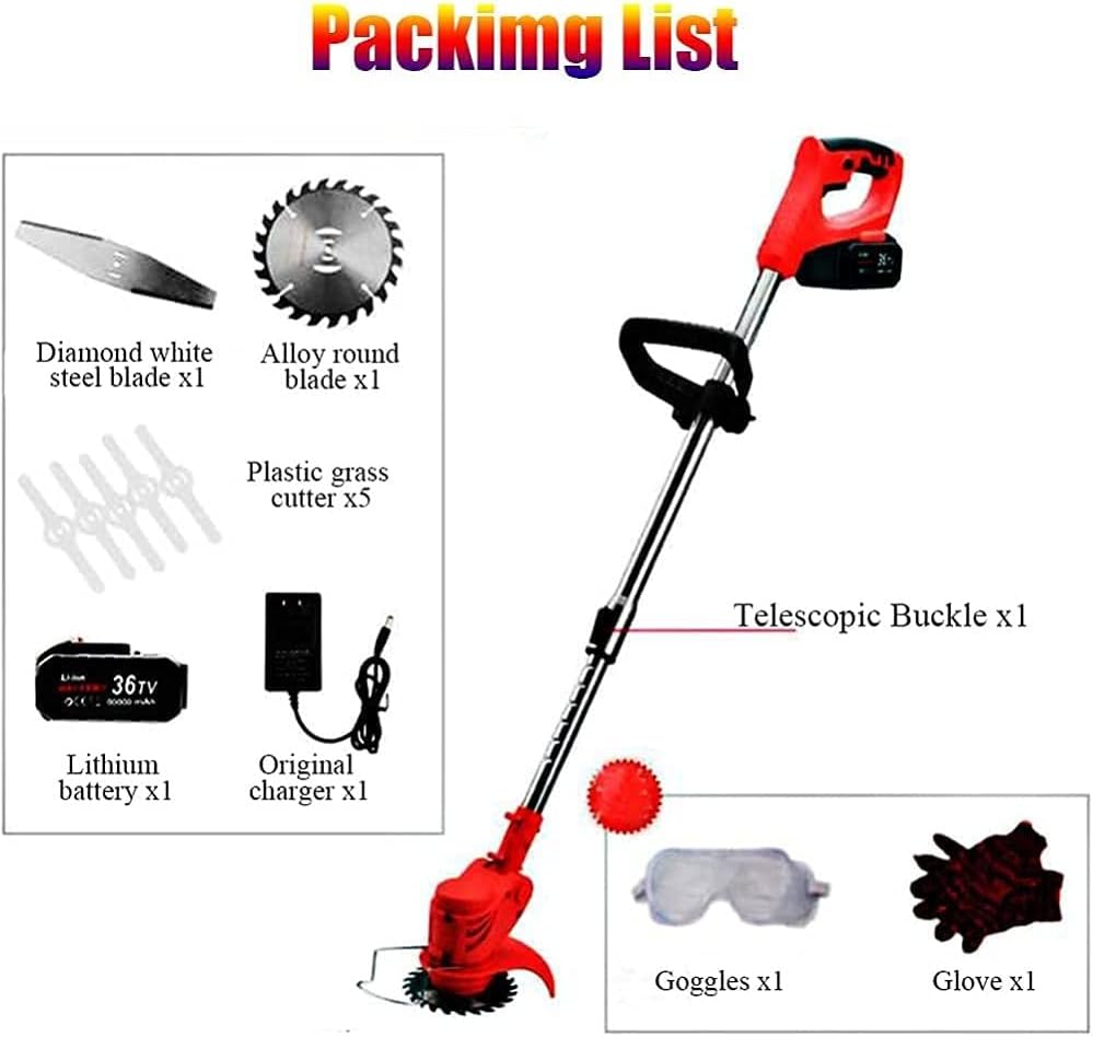 CORTA CESPED ELECTRICO PLEGABLE 2 BATERIA 48V