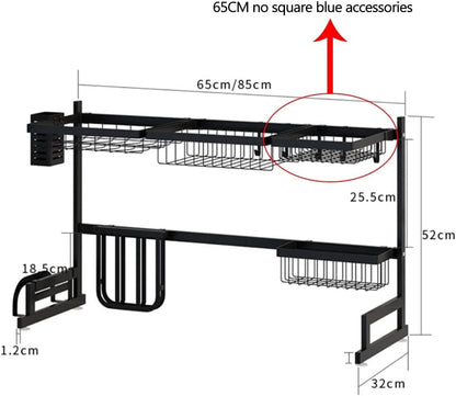 ESCURRIDOR DE PLATOS Y VASOS 1 NIVEL HP12-011 65 CMS