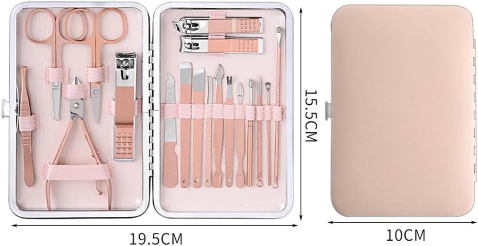 KIT DE HIGIENE COMPLETO (ROSTRO, OÍDOS, MANOS Y PIES) ROSADO