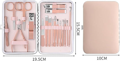 KIT DE HIGIENE COMPLETO (ROSTRO, OÍDOS, MANOS Y PIES) ROSADO