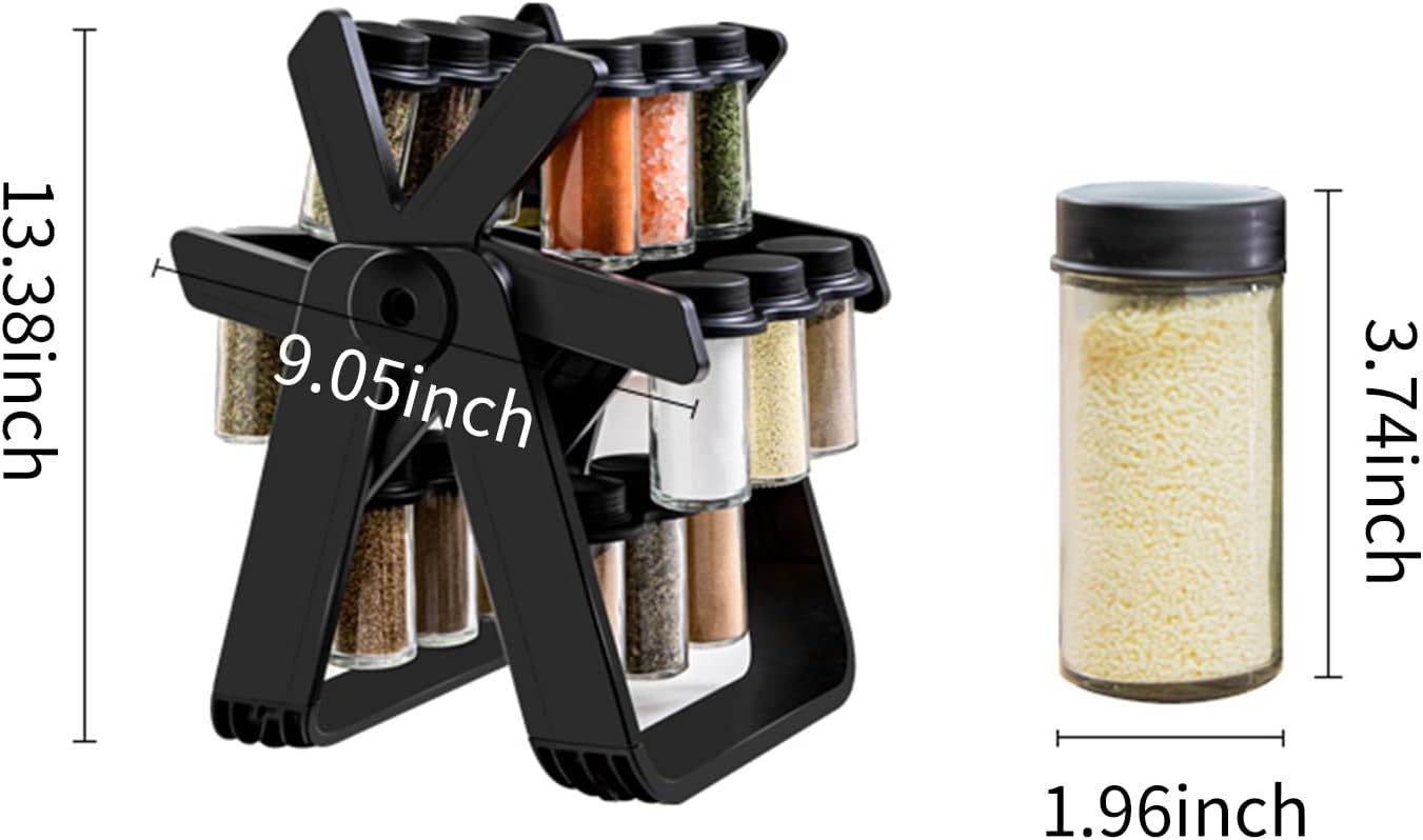 ORGANIZADOR GIRATORIO DE ESPECIAS CON 18 TARROS