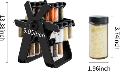ORGANIZADOR GIRATORIO DE ESPECIAS CON 18 TARROS