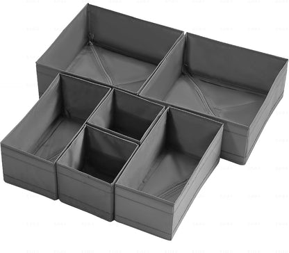 SET DE ORGANIZADOR DE ROPA 6 PZ