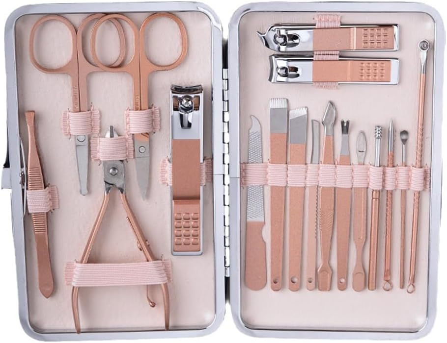 KIT DE HIGIENE COMPLETO (ROSTRO, OÍDOS, MANOS Y PIES) ROSADO