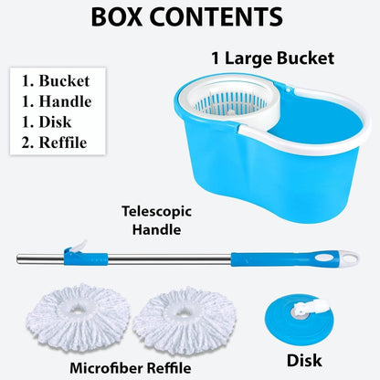 TRAPEADOR GIRATORIO PLASTICO CON BASE PLASTICA