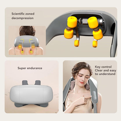 MASAJEADOR DE CUELLO AJUSTABLE