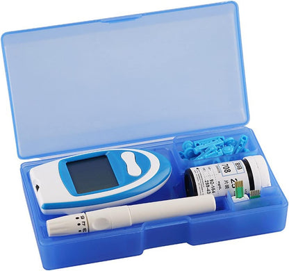 MONITOR DE GLUCOSA EN SANGRE KIT DE PRUEBA DE AZÚCAR EN SANGRE EN PANTALLA GRANDE PARA EL HOGAR
