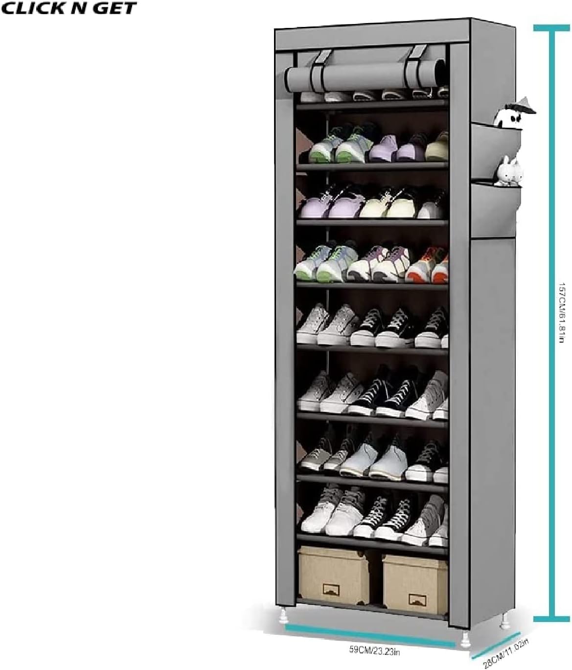 ORGANIZADOR DE ZAPATOS 9 NIVELES