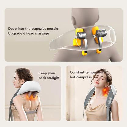 MASAJEADOR DE CUELLO AJUSTABLE