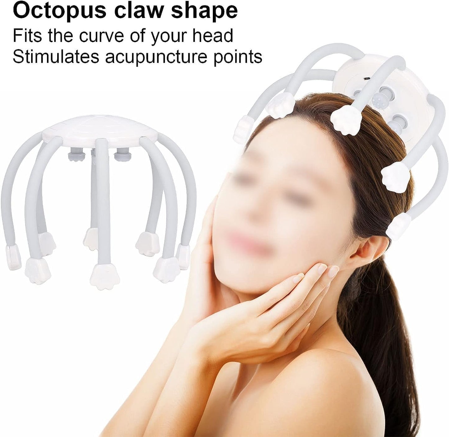 MASAJEADOR INALAMBRICO INTELIGENTE PARA LA CABEZA