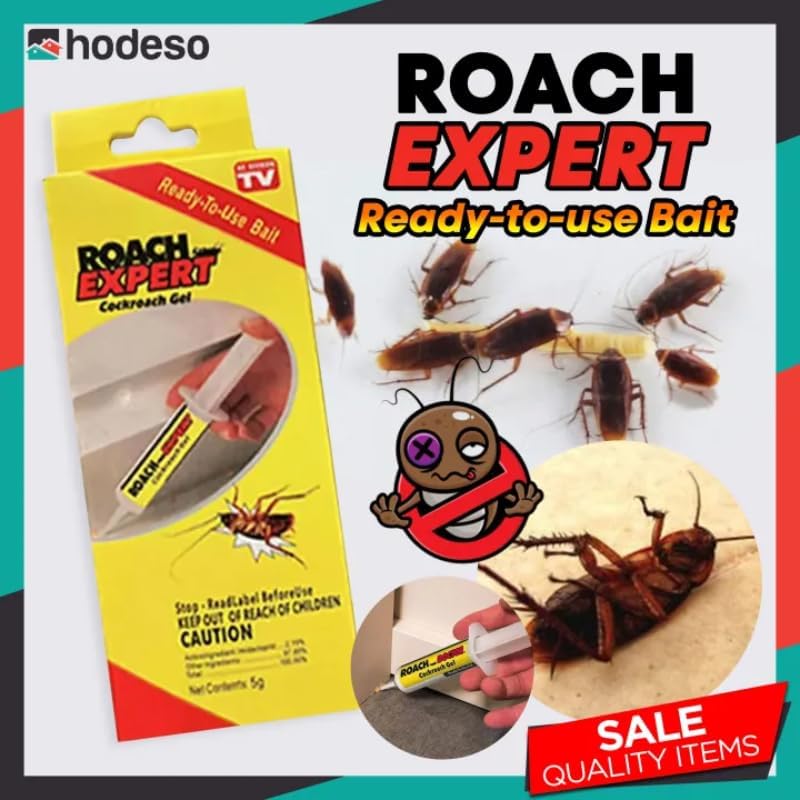 ROACH EXPERT GEL ELIMINADOR DE CUCARACHAS 5 GRAMOS