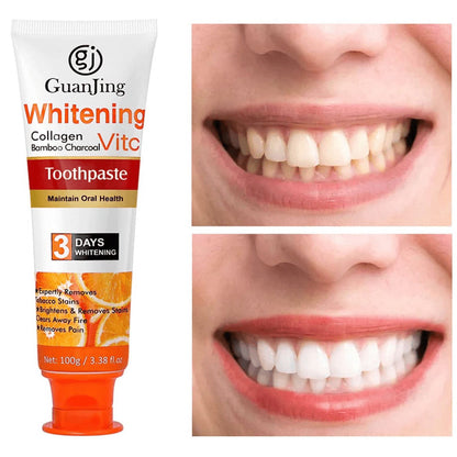 PASTA DENTAL ELIMINACION DE MANCHAS BLANQUEAMIENTO BUCAL