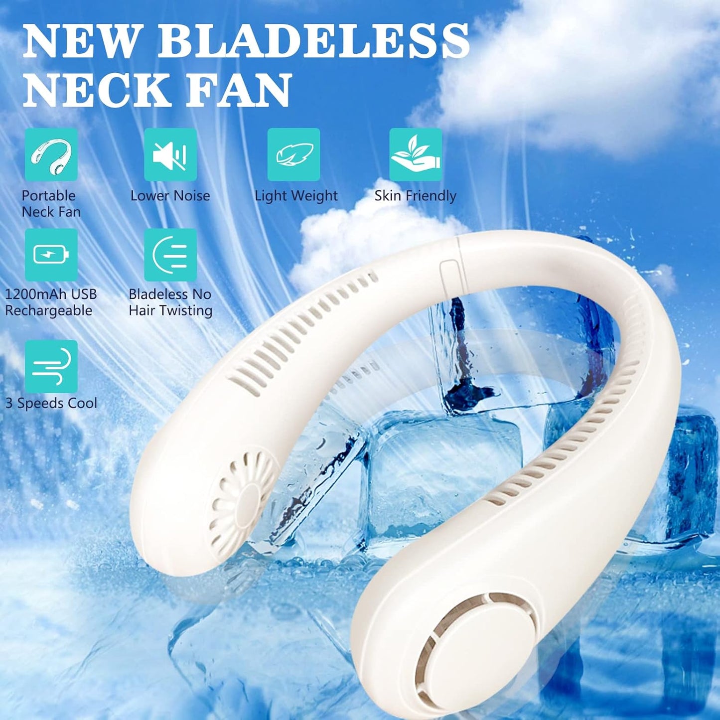 MINI VENTILADOR DE CUELLO