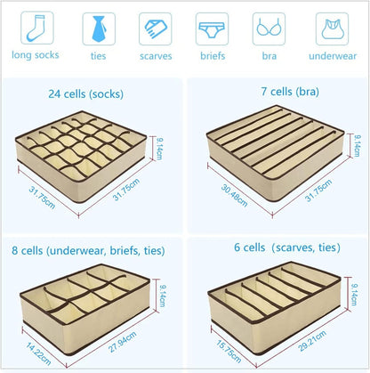 ORGANIZADOR DE ROPA INTERIOR