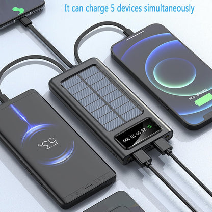 POWER BANK CON CARGA SOLAR 20.000MAH
