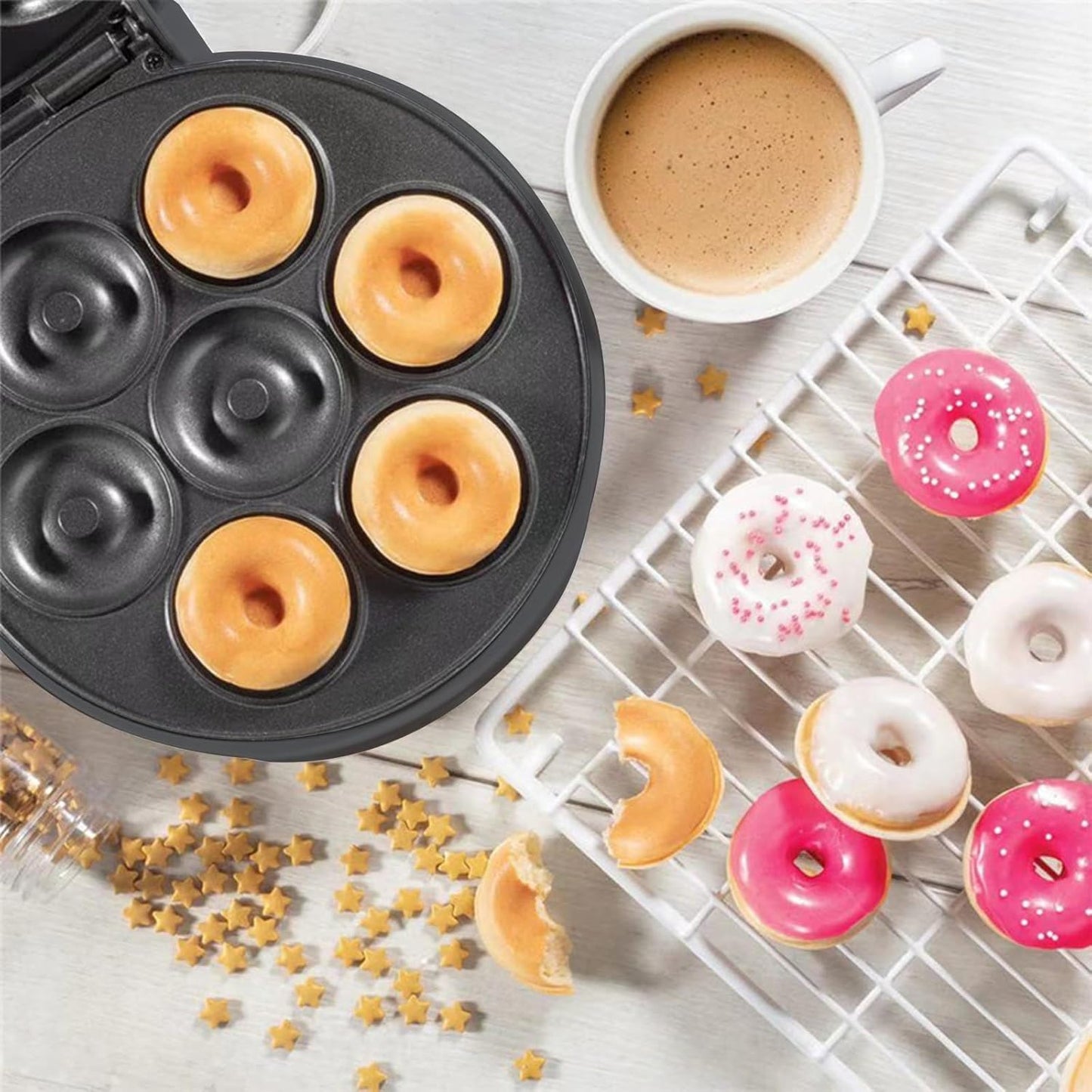 MAQUINA PARA HACER MINI DONAS SOKANY SK-327