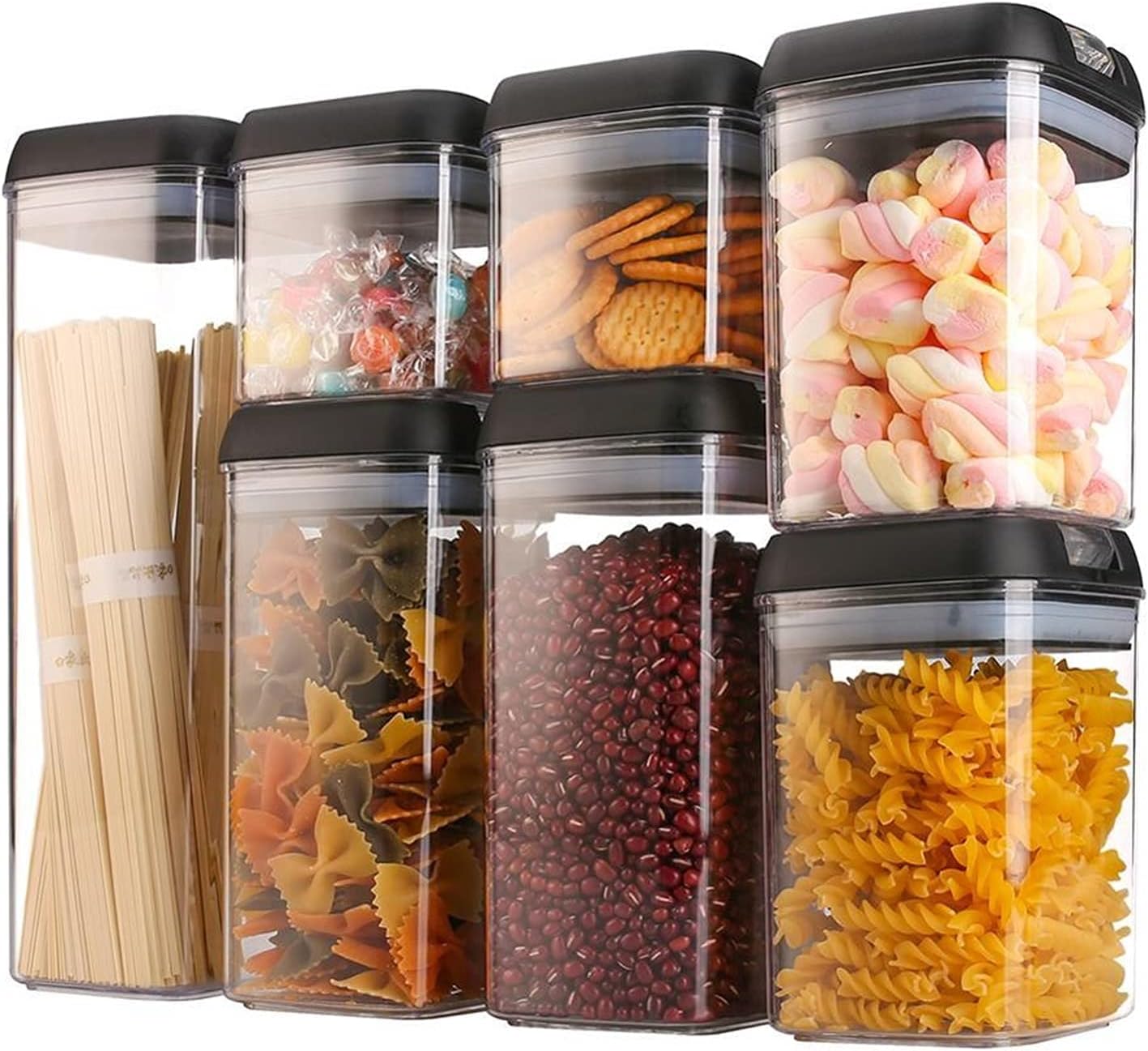 DISPENSADOR CONTENEDOR DE ALIMENTOS DE 7 PIEZAS