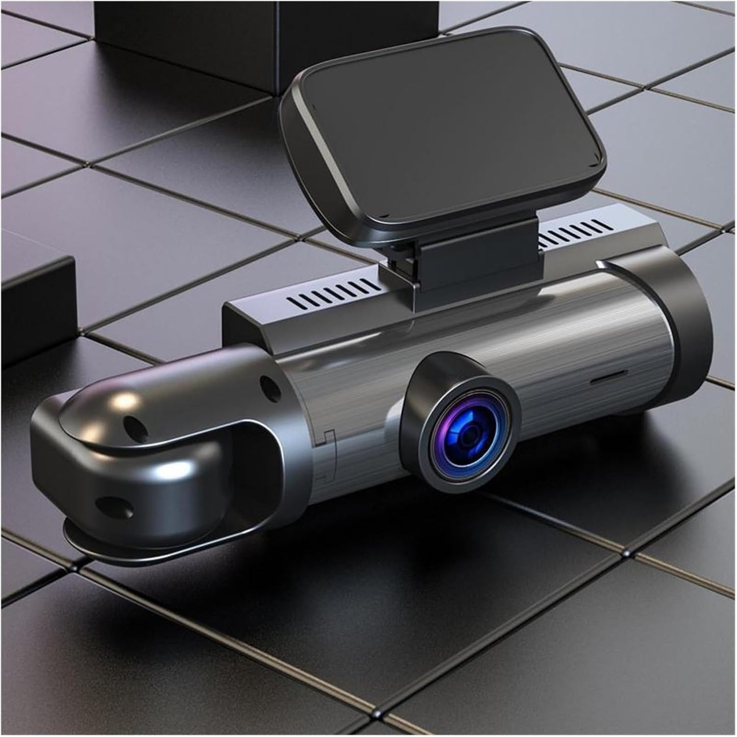 Cámara grabadora de video frontal trasera interior cámara de tablero de doble lente para automóvil HD 1080P MD-12705