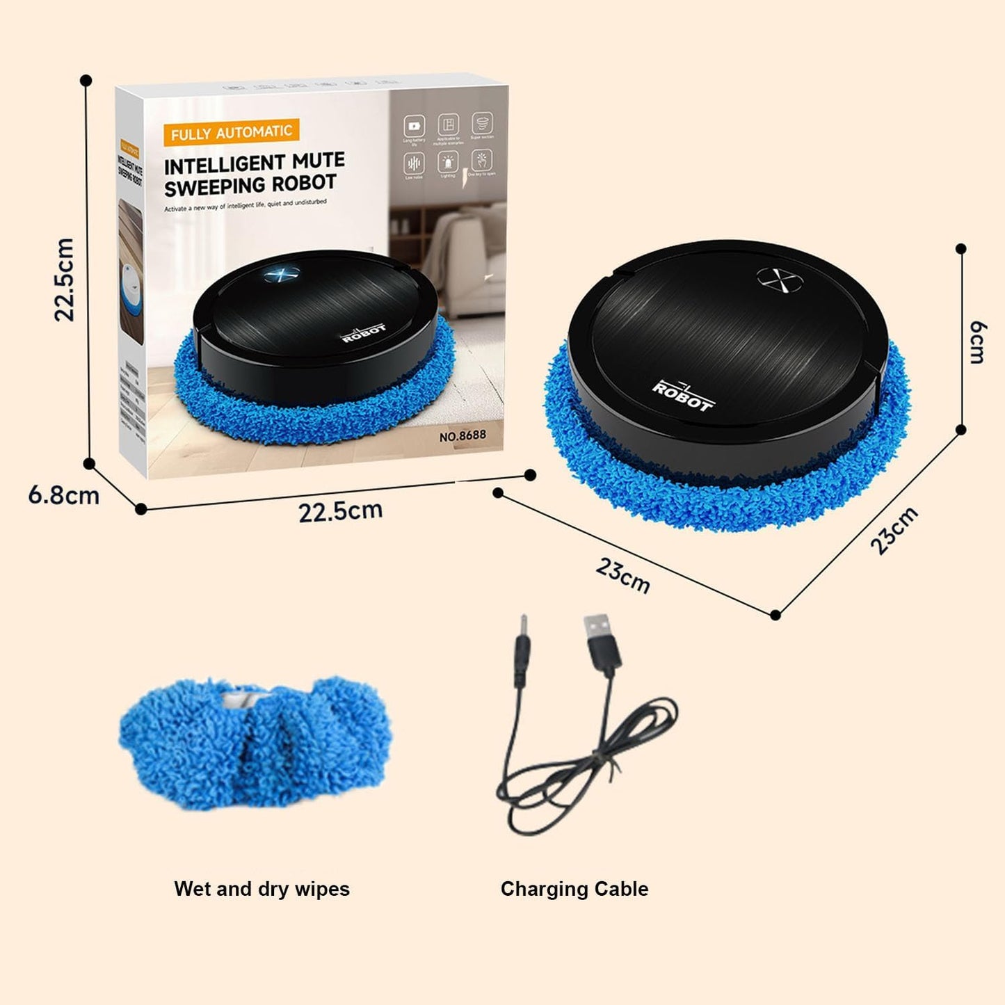 ASPIRADORA INTELIGENTE CON TRAPEADOR