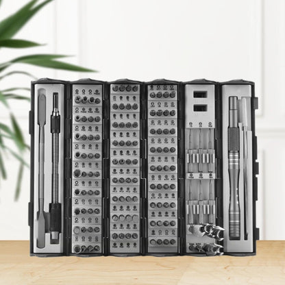 SET DE HERRAMIENTAS DESTORNILLADOR DE PRECISIÓN DE RESORTE 128 EN 1