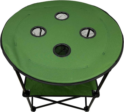 MESA DE CAMPING PLAYERA PORTA-VASOS 4