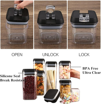 DISPENSADOR CONTENEDOR DE ALIMENTOS DE 7 PIEZAS