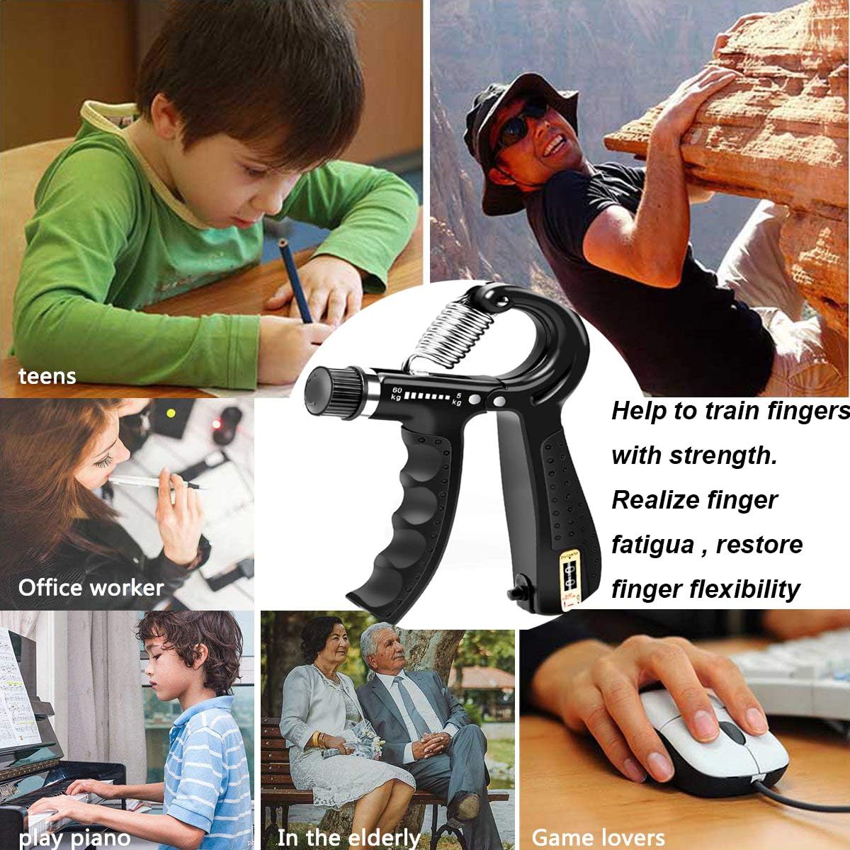 EJERCITADOR DE MANO 5 EN 1