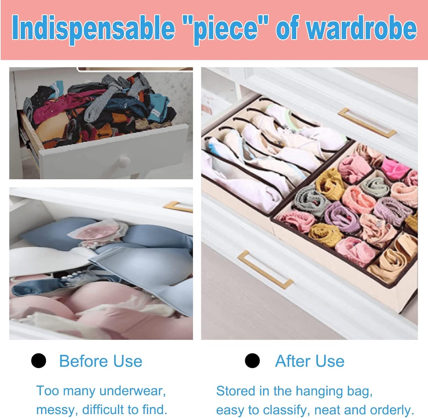 ORGANIZADOR DE ROPA INTERIOR