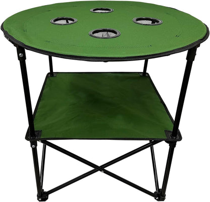 MESA DE CAMPING PLAYERA PORTA-VASOS 4