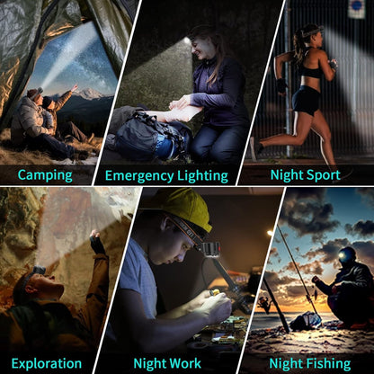 LINTERNA LED DE CABEZA RECARGABLE