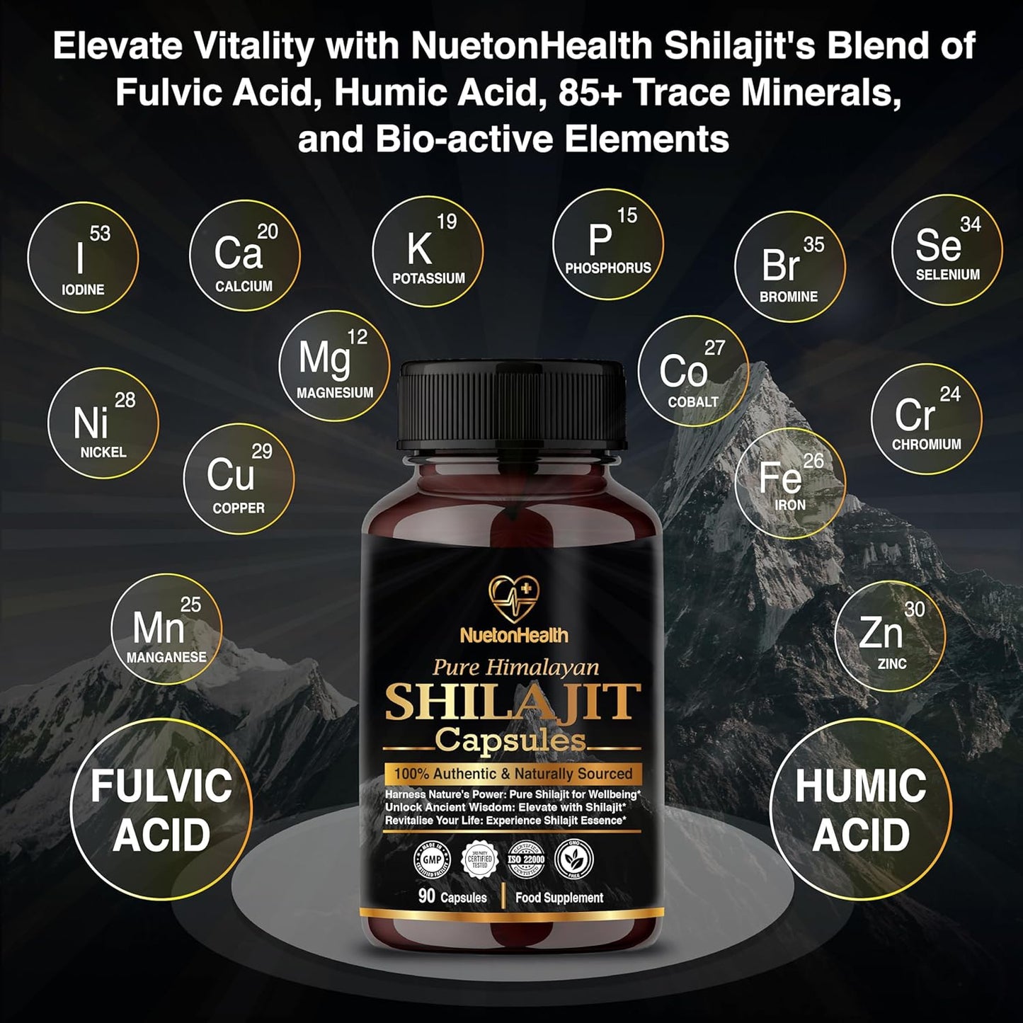 SHILAJIT VIRILE - 60 CAPSULAS
