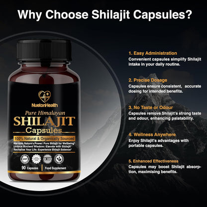 SHILAJIT VIRILE - 60 CAPSULAS
