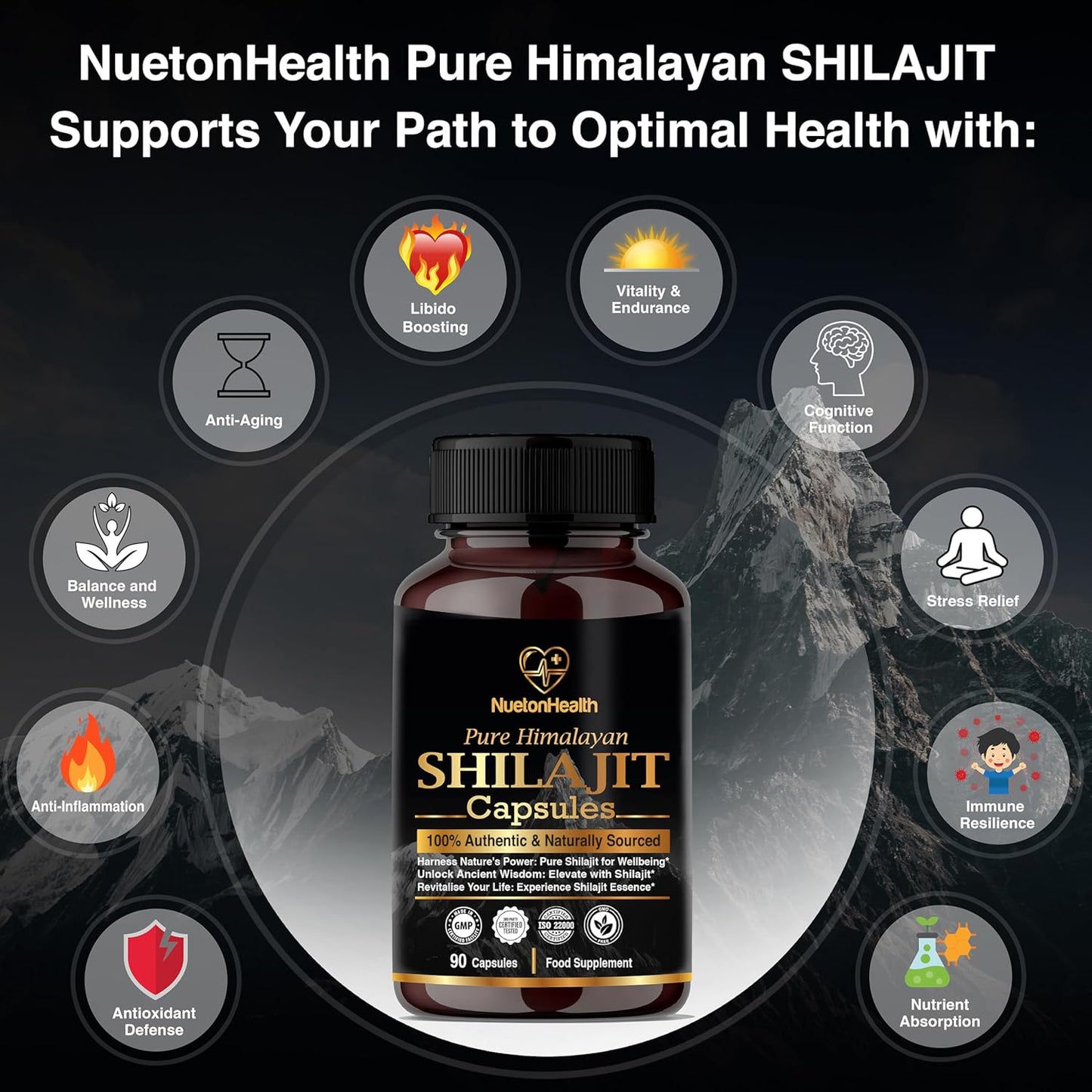 SHILAJIT VIRILE - 60 CAPSULAS