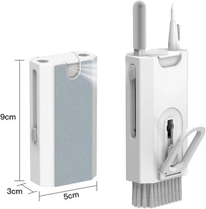 KIT DE LIMPIEZA ELECTRÓNICA 8 EN 1 – LIMPIADOR DE TECLADO, KIT DE LIMPIEZA DE TECLADO, LIMPIADOR DE PORTÁTIL CON CEPILLO