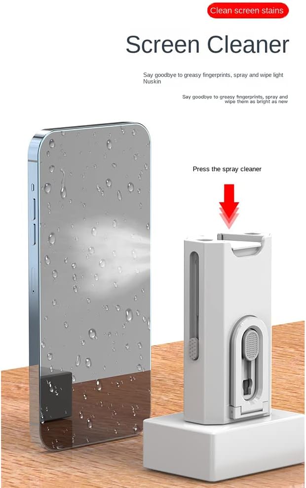 KIT DE LIMPIEZA ELECTRÓNICA 8 EN 1 – LIMPIADOR DE TECLADO, KIT DE LIMPIEZA DE TECLADO, LIMPIADOR DE PORTÁTIL CON CEPILLO