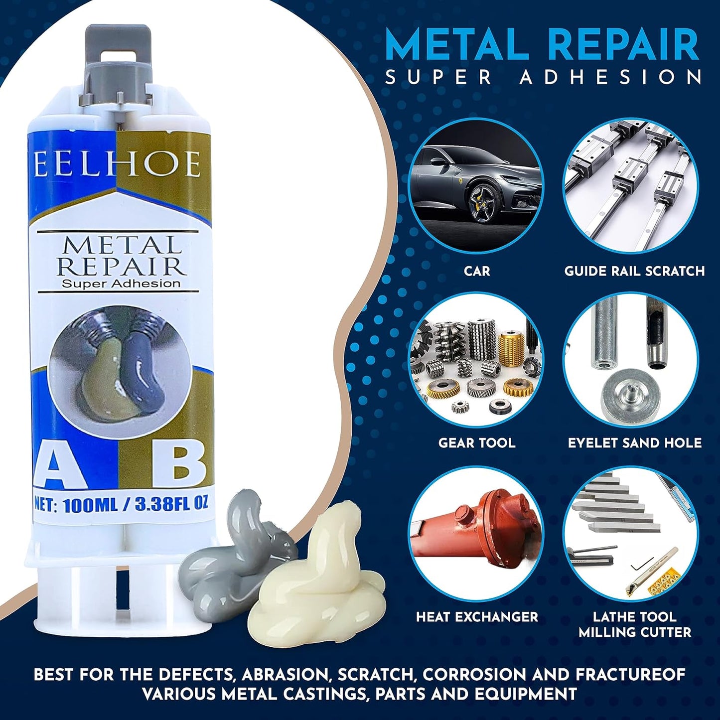 LIQUIDO REPARACION DE METAL 11244CC