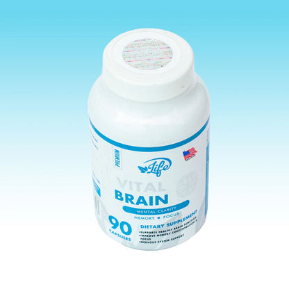 VITAL BRAIN  ( VITAMINA PARA EL CEREBRO, ENFOQUE, CONCENTRACIÓN Y MEMORIA) X 90 CAPSULAS