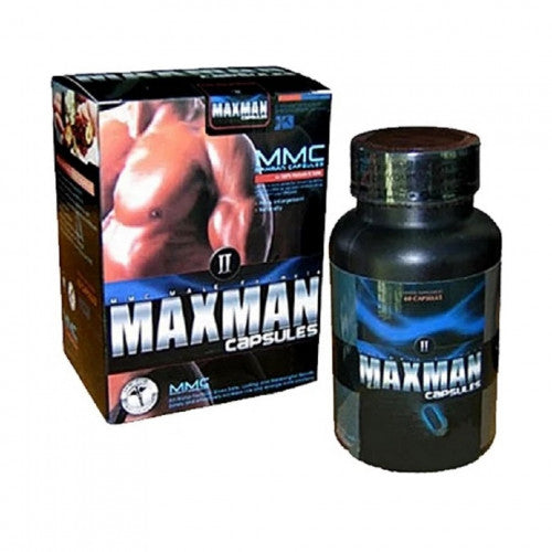 CÁPSULAS PARA AGRANDAR EL PENE MAXMAN II - 60 CÁPSULAS