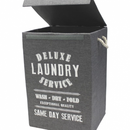 HAMPER PARA ROPA CON TAPA