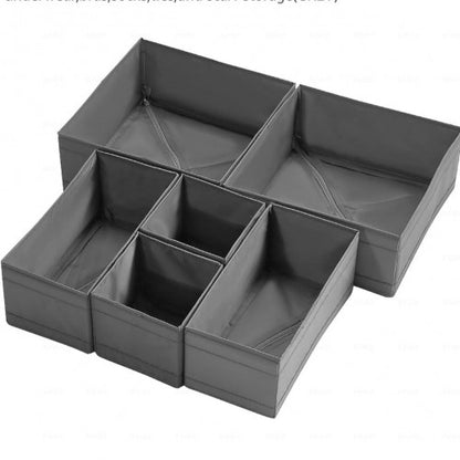 SET DE ORGANIZADOR DE ROPA 6 PZ